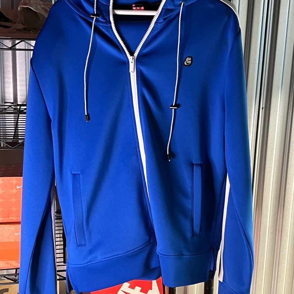 Karl Lagerfeld Royal Blue Zip Up Jacket